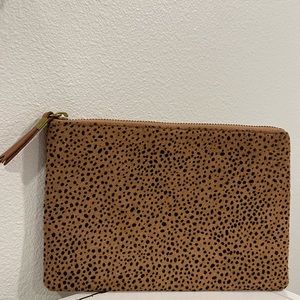 Madewell calf hair clutch/large wallet